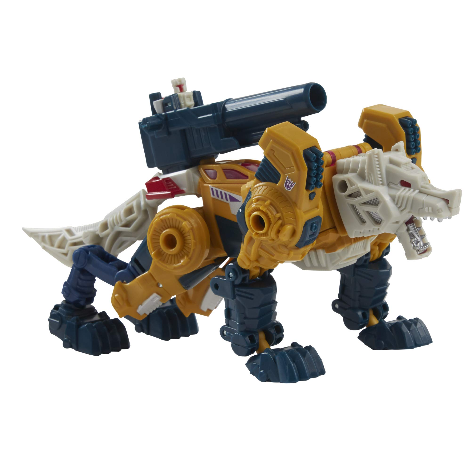 Transformers 2021 Modern Figure in Retro Packaging Decepticon Headmaster Weirdwolf with Monxo