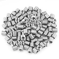 100pcs Stainless Steel SS304 Coiled Wire Helical Screw Thread Inserts M8 x 1.25 x 2D Length for Helical Repair