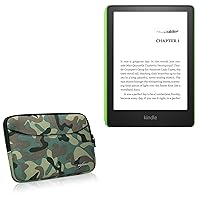 BoxWave Case Compatible with Amazon Kindle Paperwhite Kids - Camouflage Suit with Pocket, Neoprene Camo Suit Zipper Pocket for Storage
