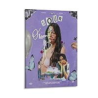 generic Sour Olivia Rodrigo Posters Canvas Wall Art Prints for Wall Decor Room Decor Bedroom Decor Gifts Posters 16x24inch(40x60cm) Frame-style