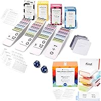 Think Tank Scholar 681 Complete Math & Math Dice (Award Winning) + 652 Sight Words/Phonics Flash Cards - All Facts & Games - Dolch & Fry High Frequency - Kids Ages 4+ Kindergarten, 1ST-6TH Grade