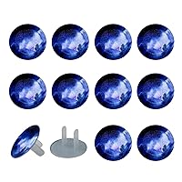 Outlet Plug Covers (12 Pack), Electrical Protector Safety Caps Prevent Shock Hazard Night Sky