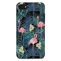 Tropical Pattern with Flamingo Microfiber Case Shockproof Phone Case Cover Print Phone Cover for iPhone 7