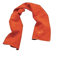 Ergodyne Chill Its 6602 Cooling Towel, Long Lasting Cooling Relief Orange 29.50