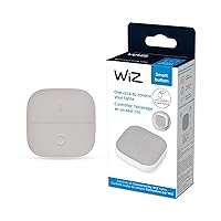 WiZ Portable Button - Pack of 1 - Switch Your Lights On and Off or Brighten and Dim - Works Only with WiZ Smart Lights - Comes with 2 AAA Alkaline Batteries - Control with Wiz Connected App