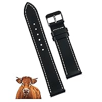 Handmade Alligator Leather Watch Band Men Quick Release Premium Crocodile Strap Stingray Ostrich Replacement Silver Buckles 18mm 19mm 20mm 21mm 22mm 24mm