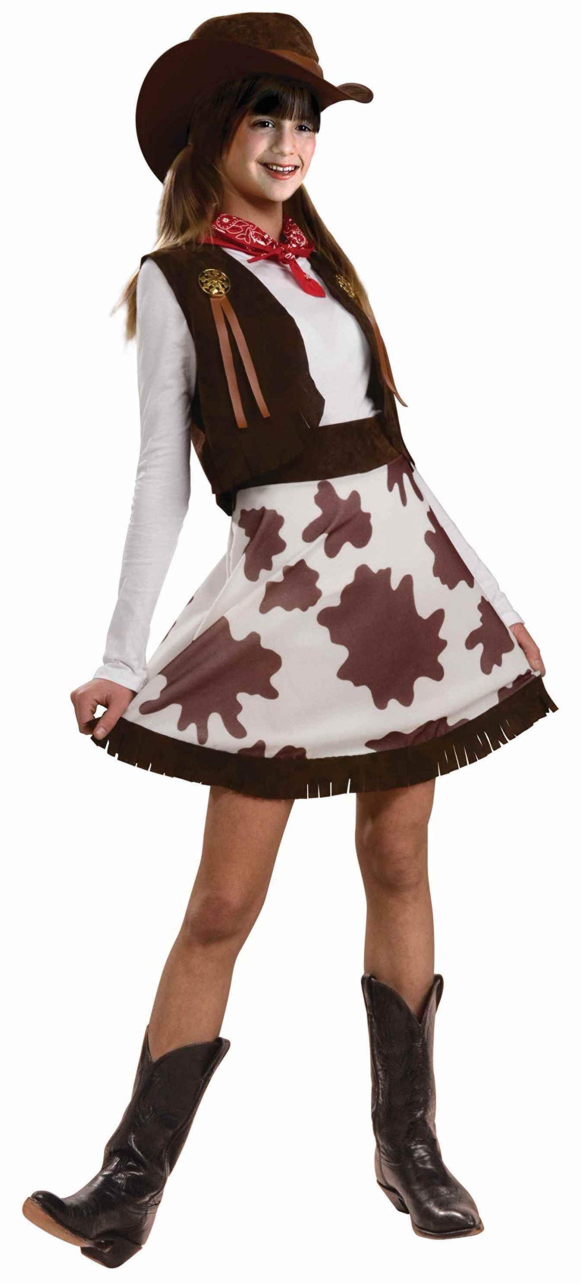 Cowgirl Child Costume, Medium