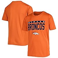 NFL Kids Youth 8-20 Blitz Team Color Polyester Primary Logo Short Sleeve Official Football T-Shirt