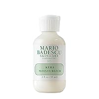Mario Badescu Kera Face Moisturizer for Women and Men, Ideal Facial Moisturizer for Dry or Sensitive Skin, Oatmeal and Lemongrass Extract-Infused Moisturizer Face Cream, 2 Fl Oz