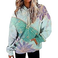Womens Hoodies Pullover 2023 Trendy Tie Dye Oversized Hoodie With Pocket Fashion Drawstring Hooded Pullovers