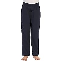 Gioberti Boys Flannel Lounge Pajama Pants - Yarn Dye Brushed with Elastic Waist