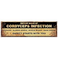 Report Signs of Cordyceps Infection Sticker Decal Notebook Car Laptop 11