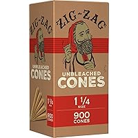 Pre Rolled Cones Unbleached 1 1/4 size 900ct