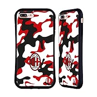 Officially Licensed AC Milan Camouflage Crest Patterns Hybrid Case Compatible with Apple iPhone 7 Plus/iPhone 8 Plus