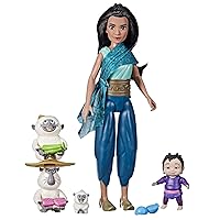 Disney Princess Raya and The Last Dragon, Raya, Ongis, and NOI Pack, Fashion Doll Clothes and Accessories, Toy for Kids 3 and Up