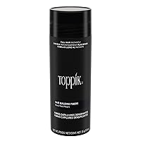 Toppik Hair Building Fibers, White, 55g | Fill In Fine or Thinning Hair | Instantly Thicker, Fuller Looking Hair | 9 Shades for Men Women