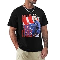 Billy Ray Cyrus T-Shirt Men's Short Sleeve Shirt Hip Hop Vintage Loose Tshirt Breathable Sports Tee