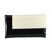 LONI Geometric Patent Clutch Shoulder Bag