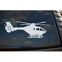 EC 135 Helicopter Sticker Vinyl Decal Pick Color & Size!! Eurocopter Car Window Laptop (V418) (8