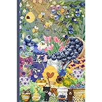 Blueberry Farm Collage Journaling Notebook: 150 lined pages, 6 x 9 inches, glossy hardcover Blueberry Farm Collage Journaling Notebook: 150 lined pages, 6 x 9 inches, glossy hardcover Hardcover Paperback