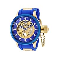 Invicta Men's Pro Diver 51.5mm Silicone, Stainless Steel Automatic Watch, Gold (Model: 40748)