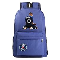 Kylian Mbappe Graphic Laptop Backpack-Waterproof Outdoor Rucksack Casual Daypack for College