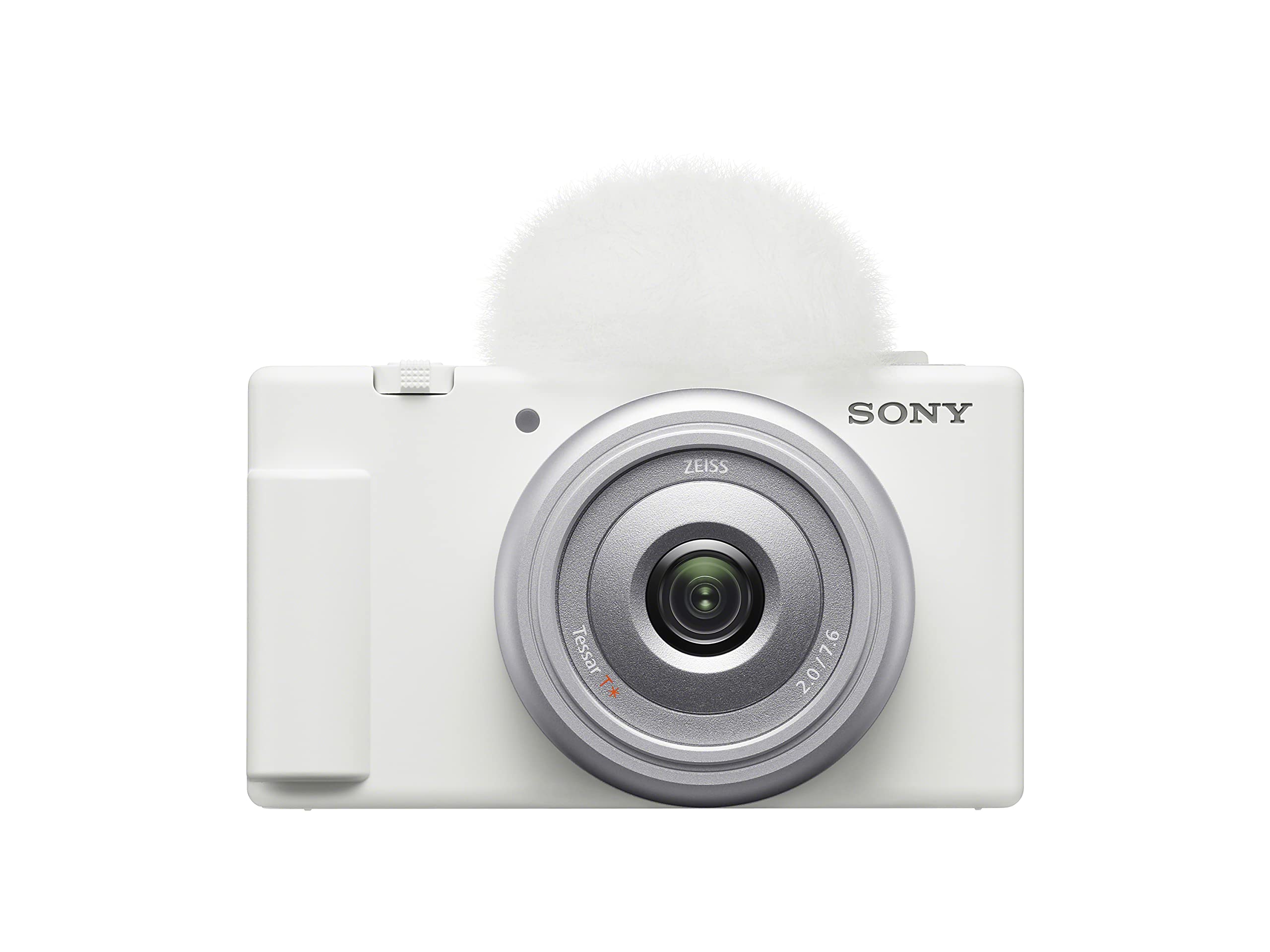 Sony ZV-1F Vlog Camera for Content Creators and Vloggers White