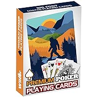 Bigfoot Scene Premium Poker Playing Cards Sasquatch 1 Deck