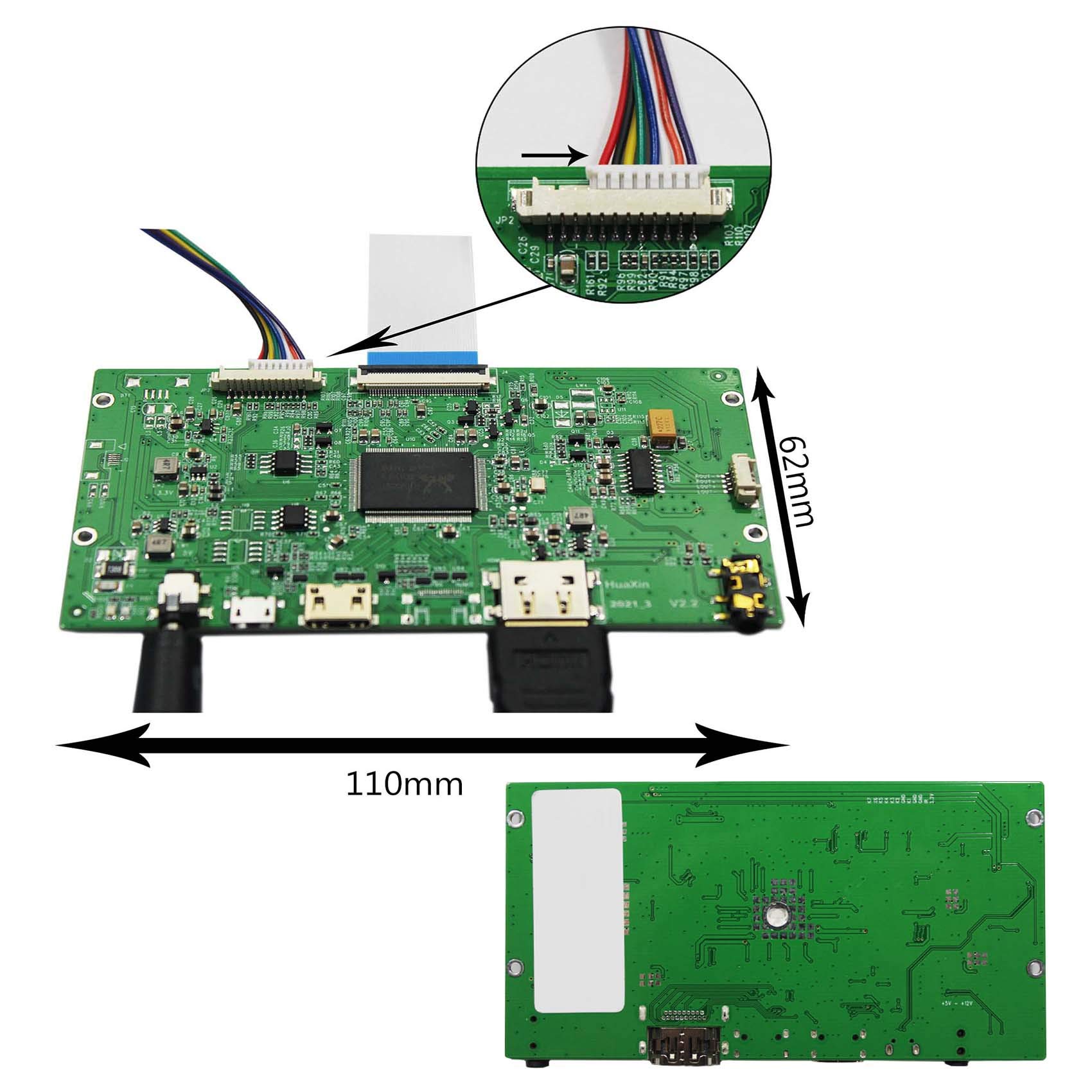 VSDISPLAY 9.7 inch 2048x1536 IPS LCD LP097QX1/ LTL097QL01/ HQ097QX1 with HD-MI Controller Board fit for DIY Cabinet Monitor