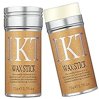 Hair Wax Stick, 2 PCS - Slick Stick for Hair Non-greasy Styling Hair Pomade Stick for Flyaways Edge Frizz Hair, 2.7 Oz
