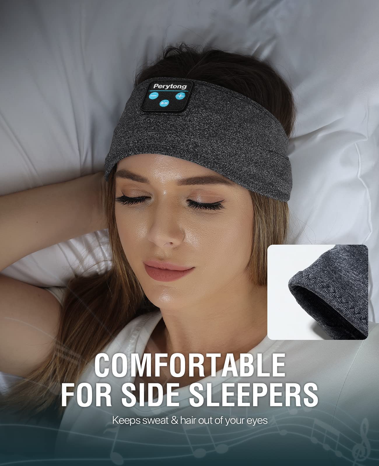 Buy Perytong Sleep Headphones Bluetooth Sleeping Headband Headband