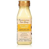 Creme Of Nature Pure Honey Detangler 8 Ounce Leave-In (236ml) (3 Pack)