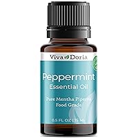 100% Pure Northwest Peppermint Essential Oil, Undiluted, Food Grade, Steam Distilled, Made in USA, 15 mL (0.5 Fluid Ounce)