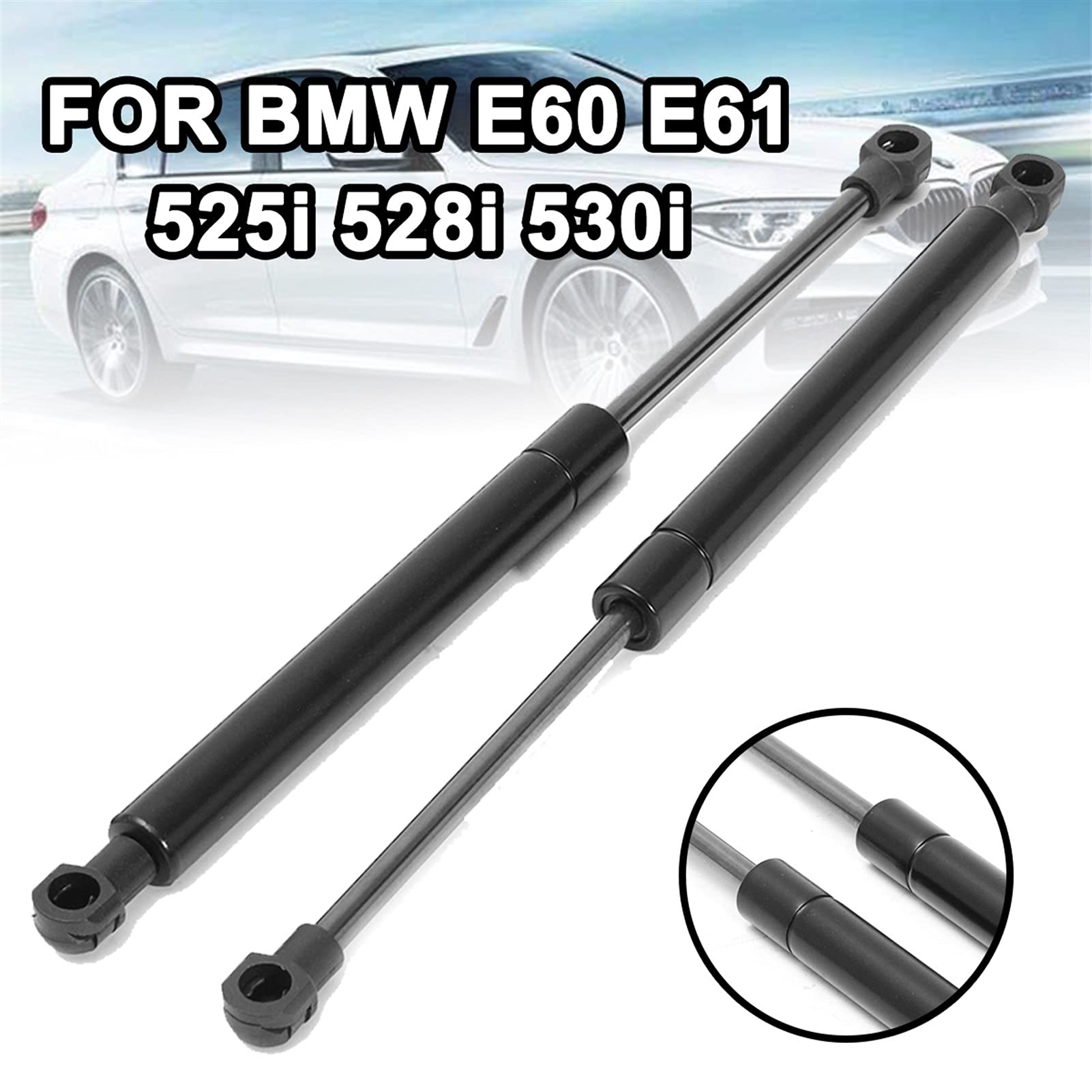 Car Rear Damper For BMW E60 E61 525i 528i 530i 2pcs Durable Car Front Hood Gas Shock Strut Damper Parker Accessories