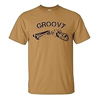 Groovy - Undead Zombie Hunting Chainsaw Shotgun Boomstick T Shirt
