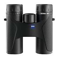 ZEISS Terra ED Binoculars 8x32 Waterproof, and Fast Focusing with Coated Glass for Optimal Clarity in All Weather Conditions for Bird Watching, Hunting, Sightseeing, Black