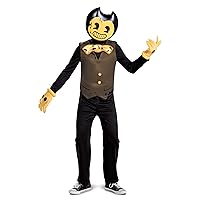 Bendy Costume for Kids, Official Bendy and the Dark Revival Costumes with Mask