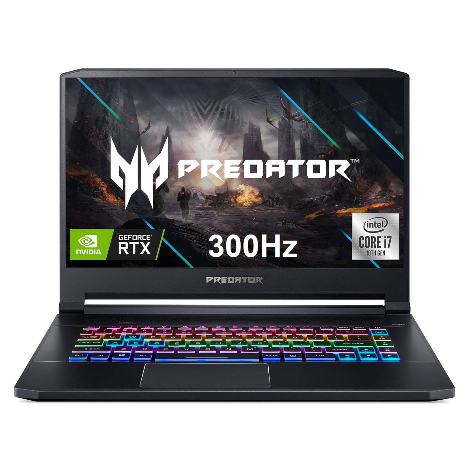 Acer Predator Triton 500 PT515-52-77P9 Gaming Laptop, Intel Core i7-10750H, NVIDIA GeForce RTX 2080 Super, 15.6
