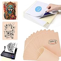 10PCS Blank Tattoo Skin Practice and 40PCS Tattoo Transfer Paper - 6