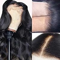 HD Transparent Lace Front Wig Body Wave Human Hair Wig With Baby Hair For Black Women Pre Plucked Natural Hairline 150 Density Brazilian Virgin Glueless Body Wave Wig 20 Inch