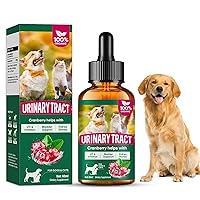 Urinary Tract Infection Treatment for Dǒg & Cat,Natural Treatment Drops for Preventing Urinary Incontinence & Bladder Stones,Fully Protect The Kidney Health 60ML