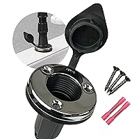 YOLOtek PERKO 2-pin Anchor Light Base Round Large Thread Vet Owned! Model # 6911 0° Rake. Secure Boat Navigation Lights on Stern or Bow. Easy Install Kit with Screws & Connectors. Boat Accessories