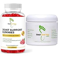 Joint Support Gummies and Joint Discomfort Relief Cream Bundle