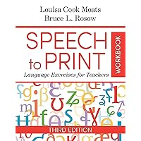 Speech to Print Workbook: Language Exercises for Teachers Speech to Print Workbook: Language Exercises for Teachers Paperback Kindle