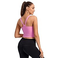 Womens Crop Tank Tops Gym Yoga Workout Athletic Running Halter Sports Bras Cute Girls Trendy Clothes Casual Summer