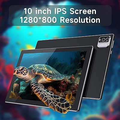 10.1 inch Android 13 Tablet, 8GB RAM+64GB ROM+512GB Expandable Computer  Tablets PC, IPS Screen, 2+8MP Dual Camera, WiFi, BT, Google Certified Tablet