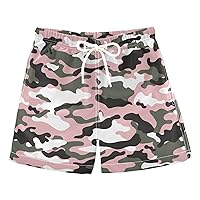 Baby Boy Swim Trunks UPF 50+ Baby Boy Swimsuit Boys Board Shorts Camouflage Army 2T