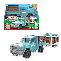 Lincoln Logs Cruising Tonka Tiny Home, Toy Truck Building playset for Kids, Boys & Girls Ages 3+,Promotes Fine Motor Skills & Sensory Development, STEM, Great Holiday & Birthday Classic Retro Gift