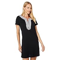 Tommy Hilfiger Women's Short Sleeve Essential Everyday Dress, Black