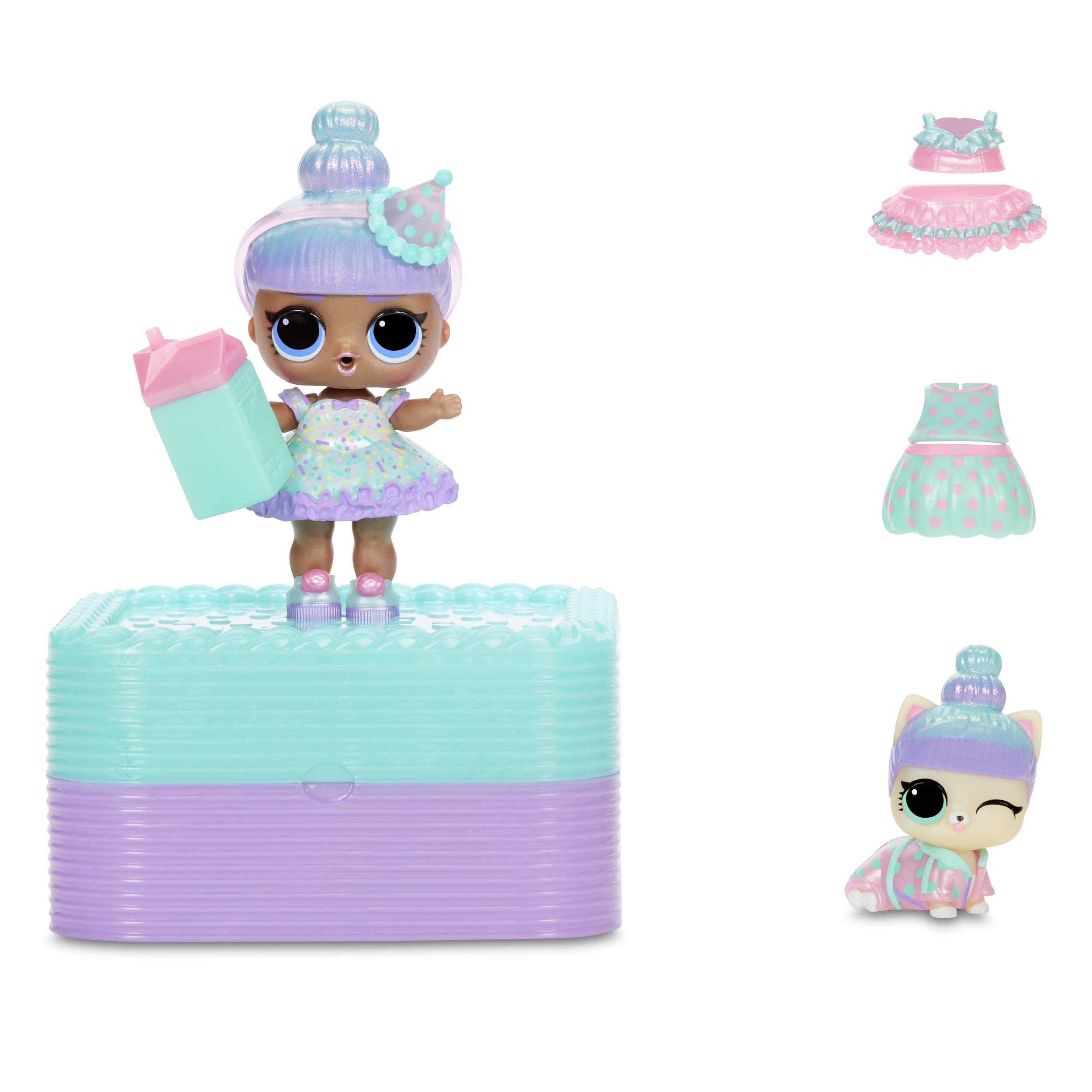 LOL Surprise Deluxe Present Surprise with Limited Edition Doll, and Pet, Teal - Adorable Fashion Doll and Colorful Doll Accessories in Giftable Packaging - Birthday Present for Girls Age 4-15 Years